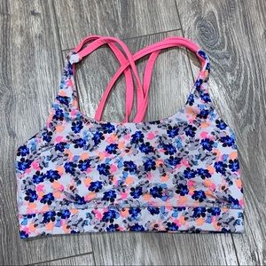 🎃 3/$30 GapFit Multicolor Floral Athletic Sports Bra